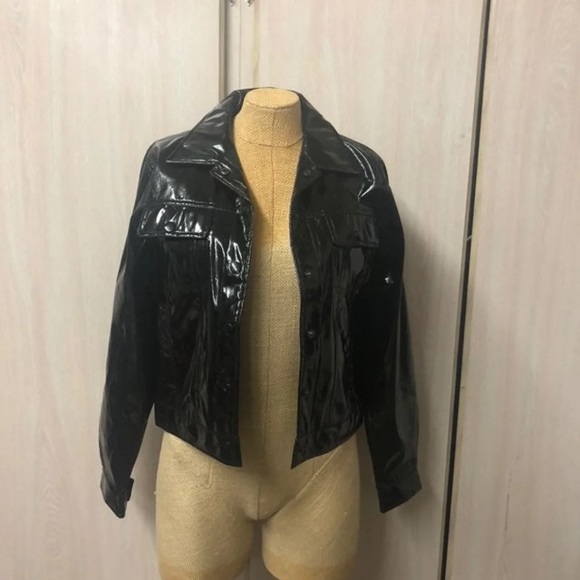 Faux Leather Biker Jacket - Picture 4 of 4